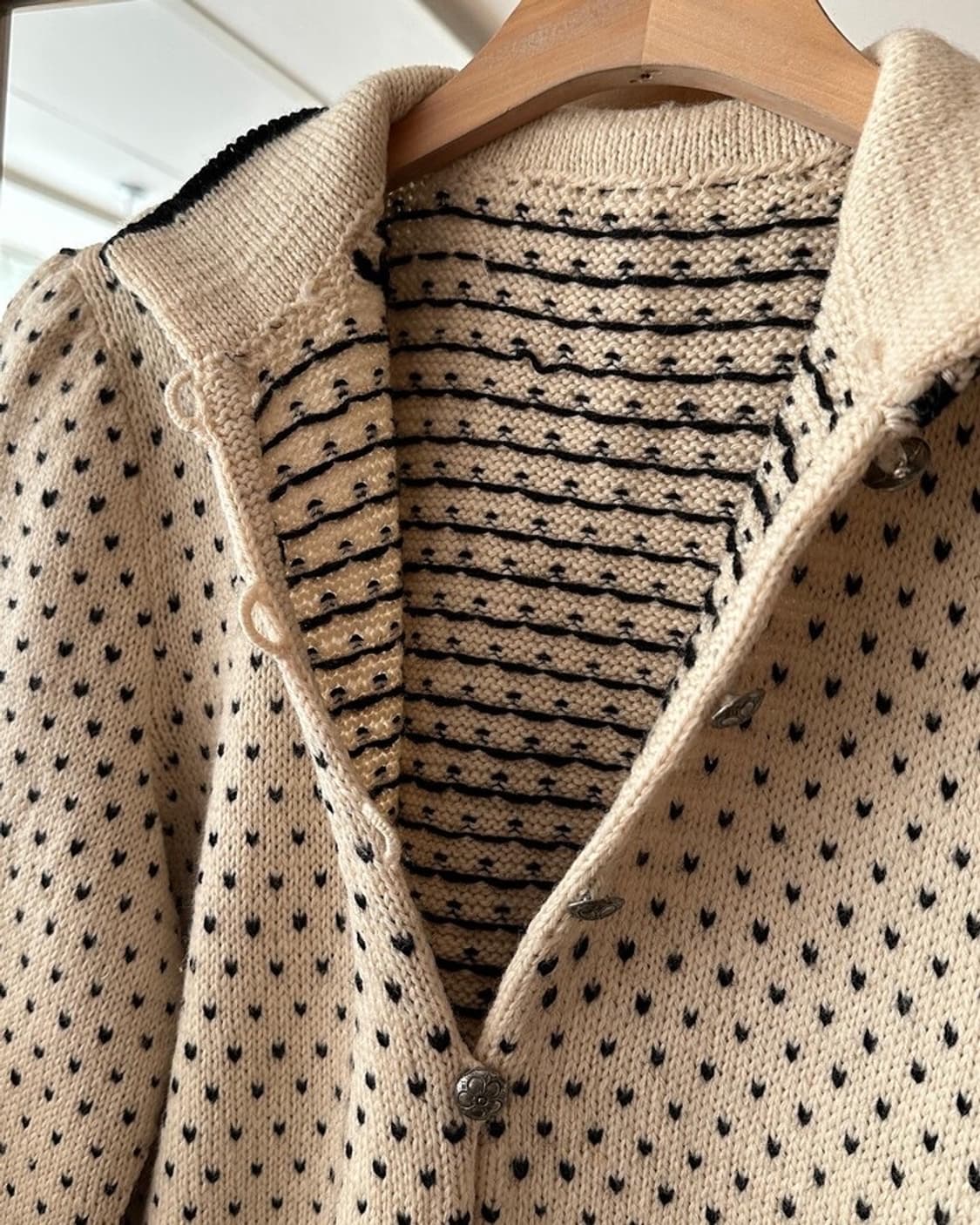 빈티지 ) 핸드메이드 노르딕 가디건 상품이미지9