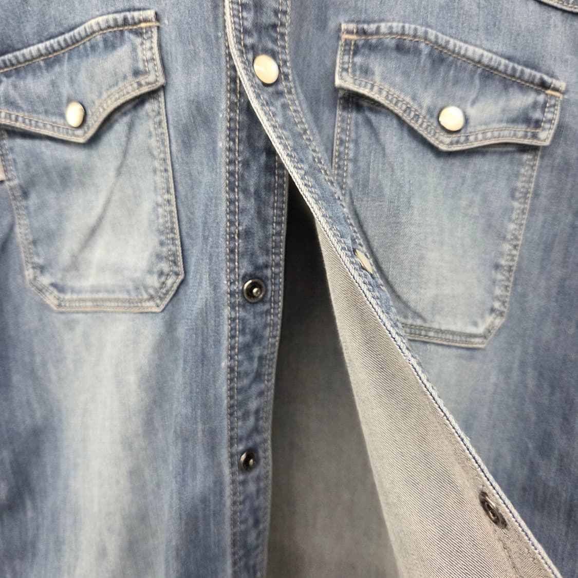 버버리 데님 셔츠 여m 상품이미지5