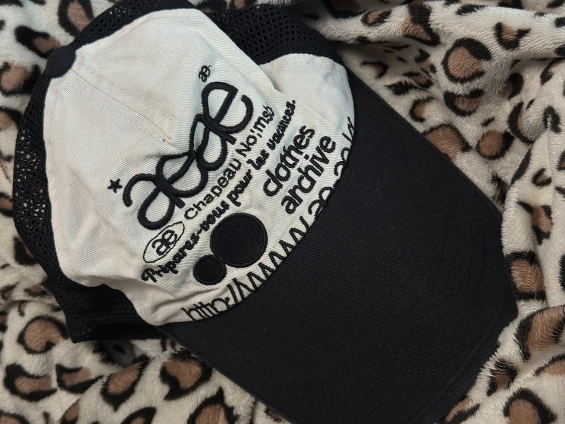 aeae 웹로고 매쉬 캡 (블랙) 상품이미지2