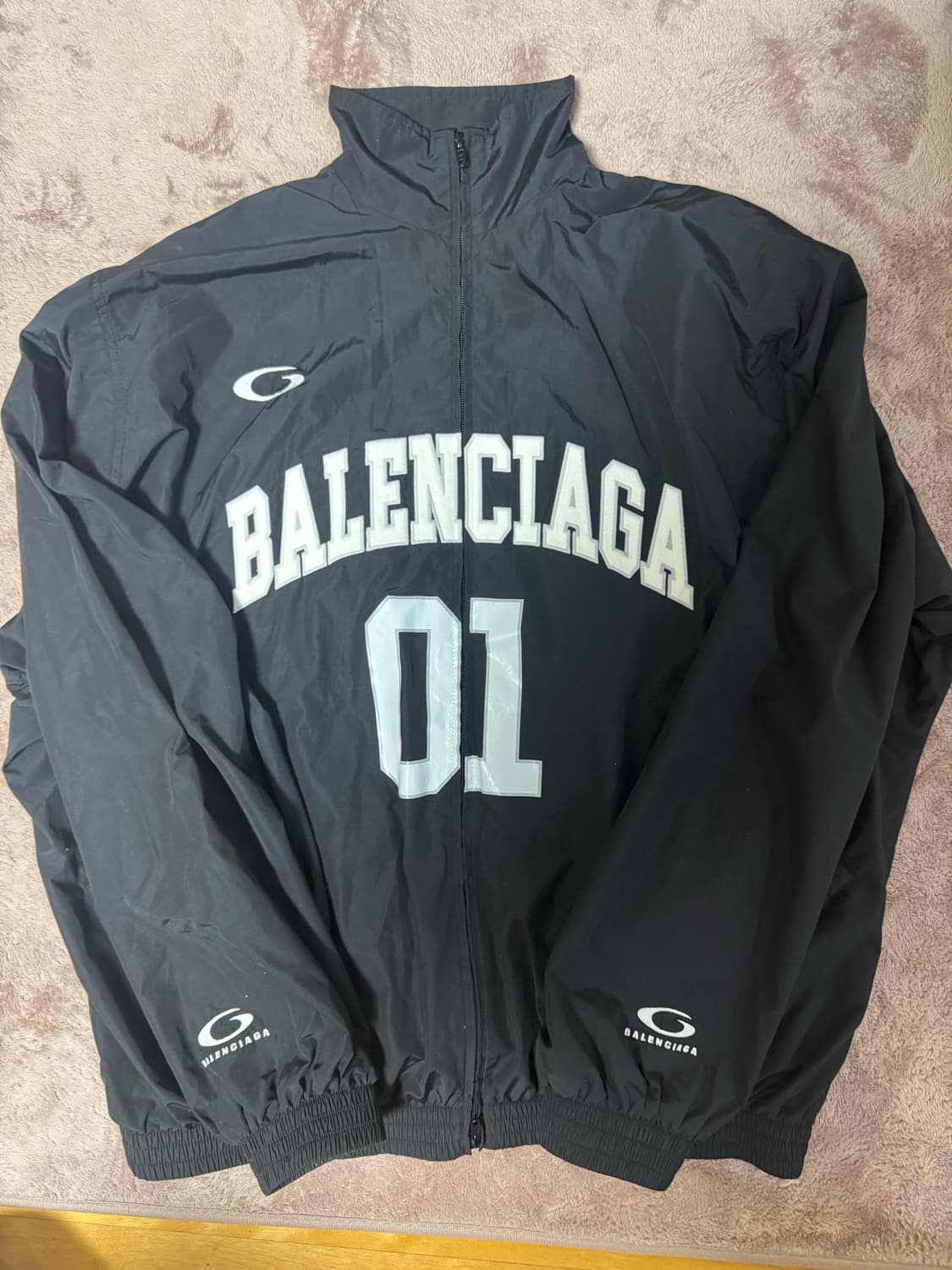 발렌시아가 바스켓볼 트랙 자켓 오버핏 xs 국문택 (황금사이즈) 백화점판 상품이미지1