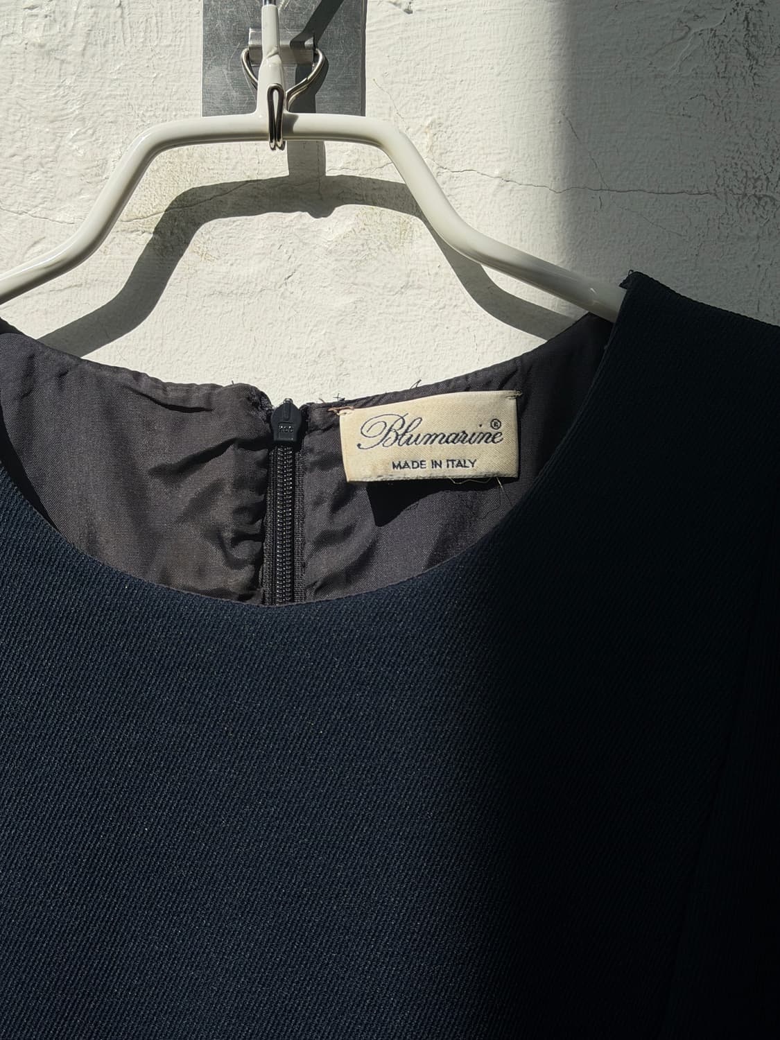 Blumarine 블루마린 네이비 퍼프 반팔 드레스 M 상품이미지2