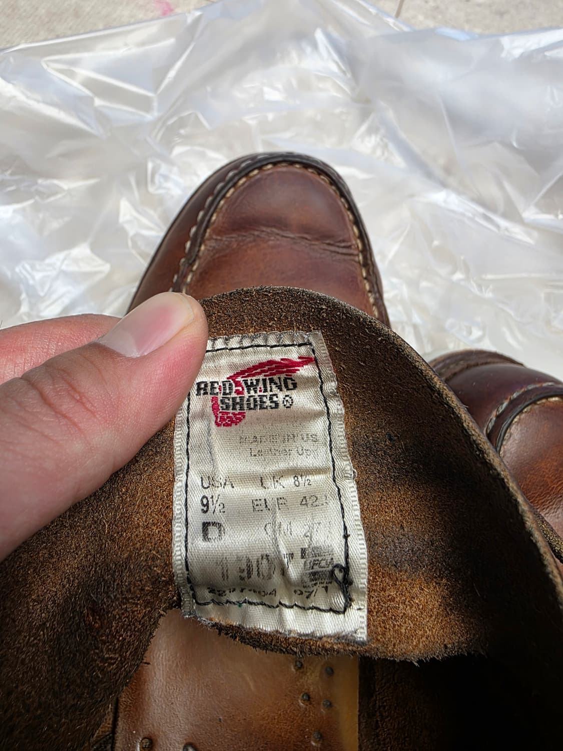 레드윙 1907 9.5D 사이즈 판매합니다 상품이미지8