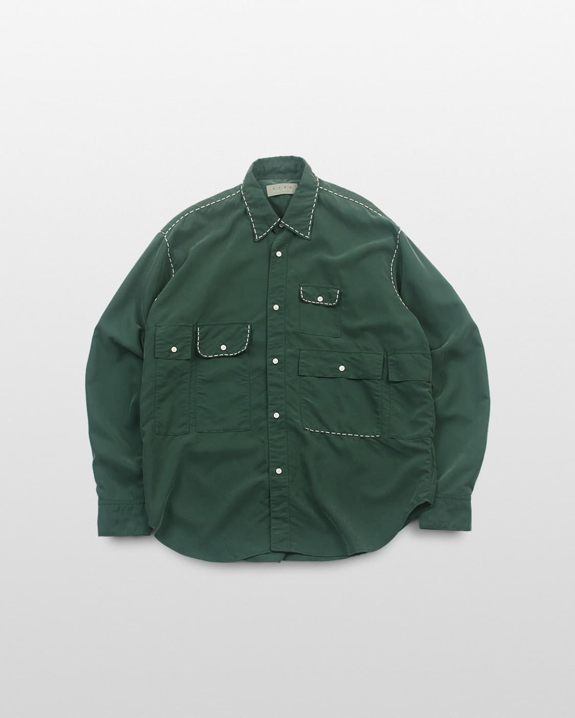 KURO Hand Stitch Overshirt (Made In Japa 상품이미지2