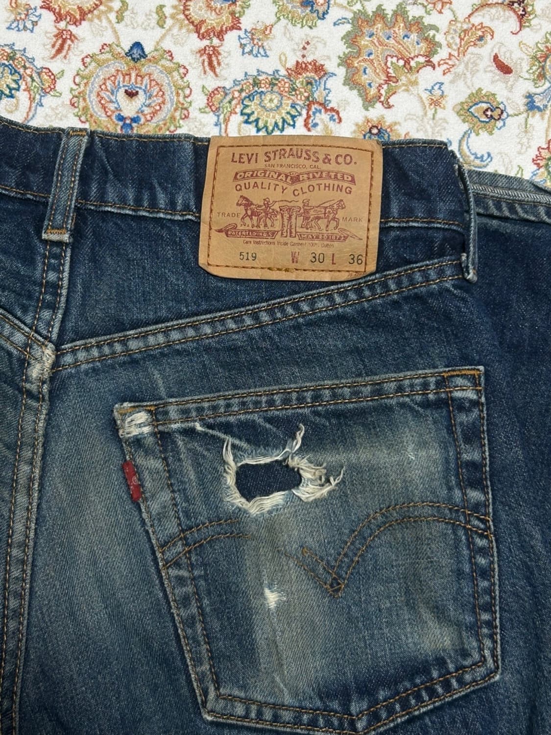 리바이스 519 데님팬츠 상품이미지2