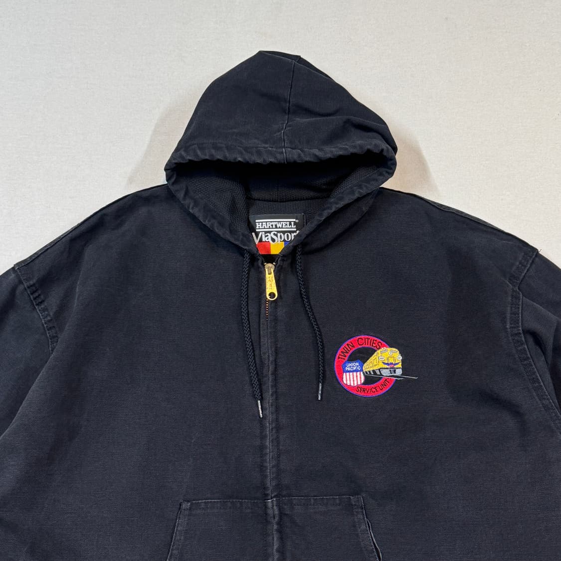 XL) Union Pacific USA 워크웨어 액티브 자켓 후드 자켓 상품이미지3