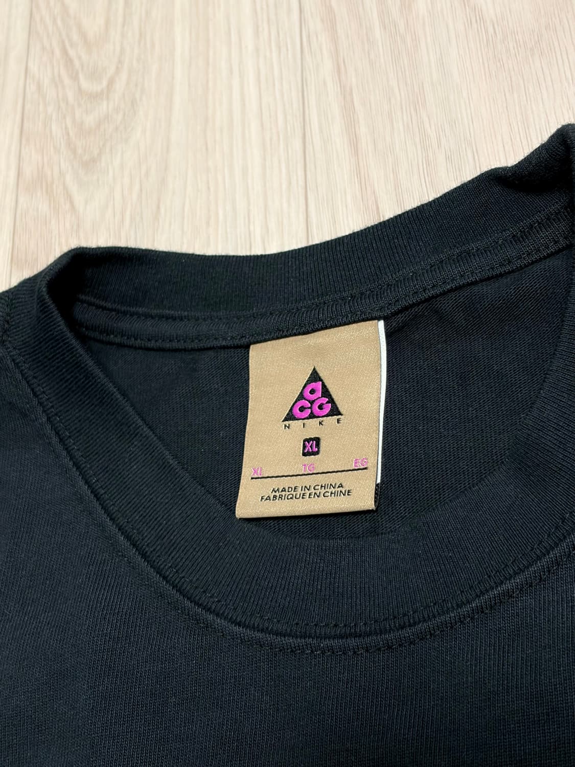 [XL] 나이키 ACG 스타게이즈 반팔 티셔츠 블랙 DC4087-010 상품이미지5