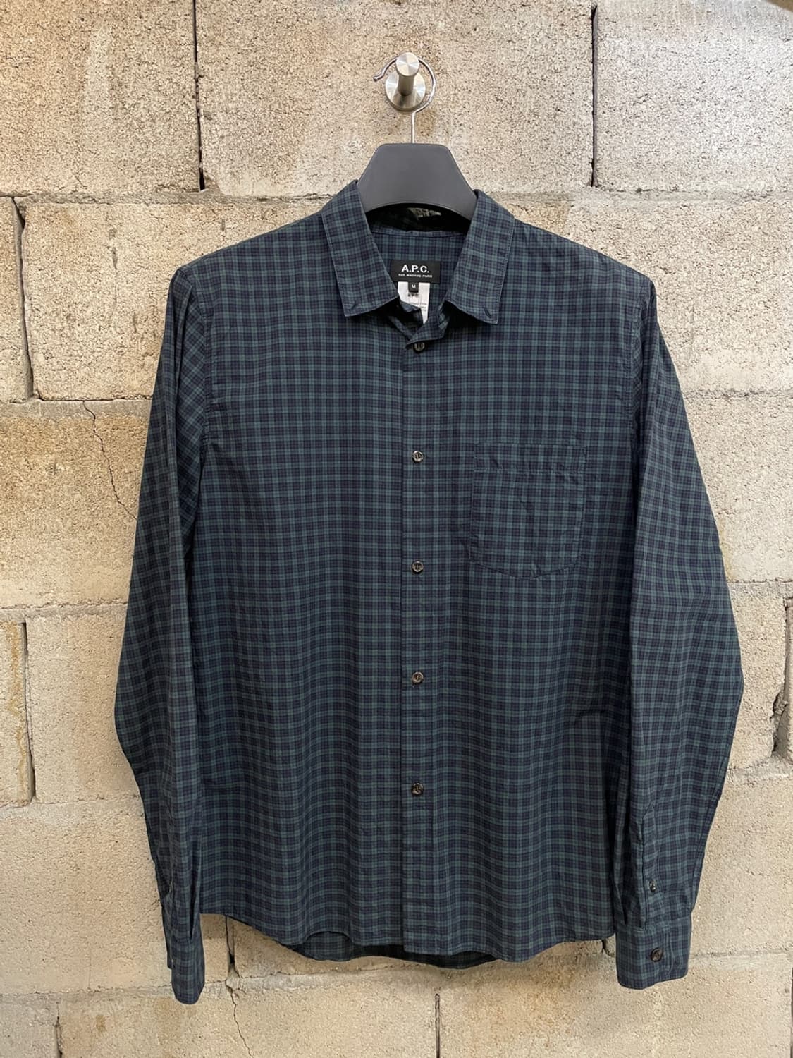 아페쎄 타탄 체크 셔츠 상품이미지1