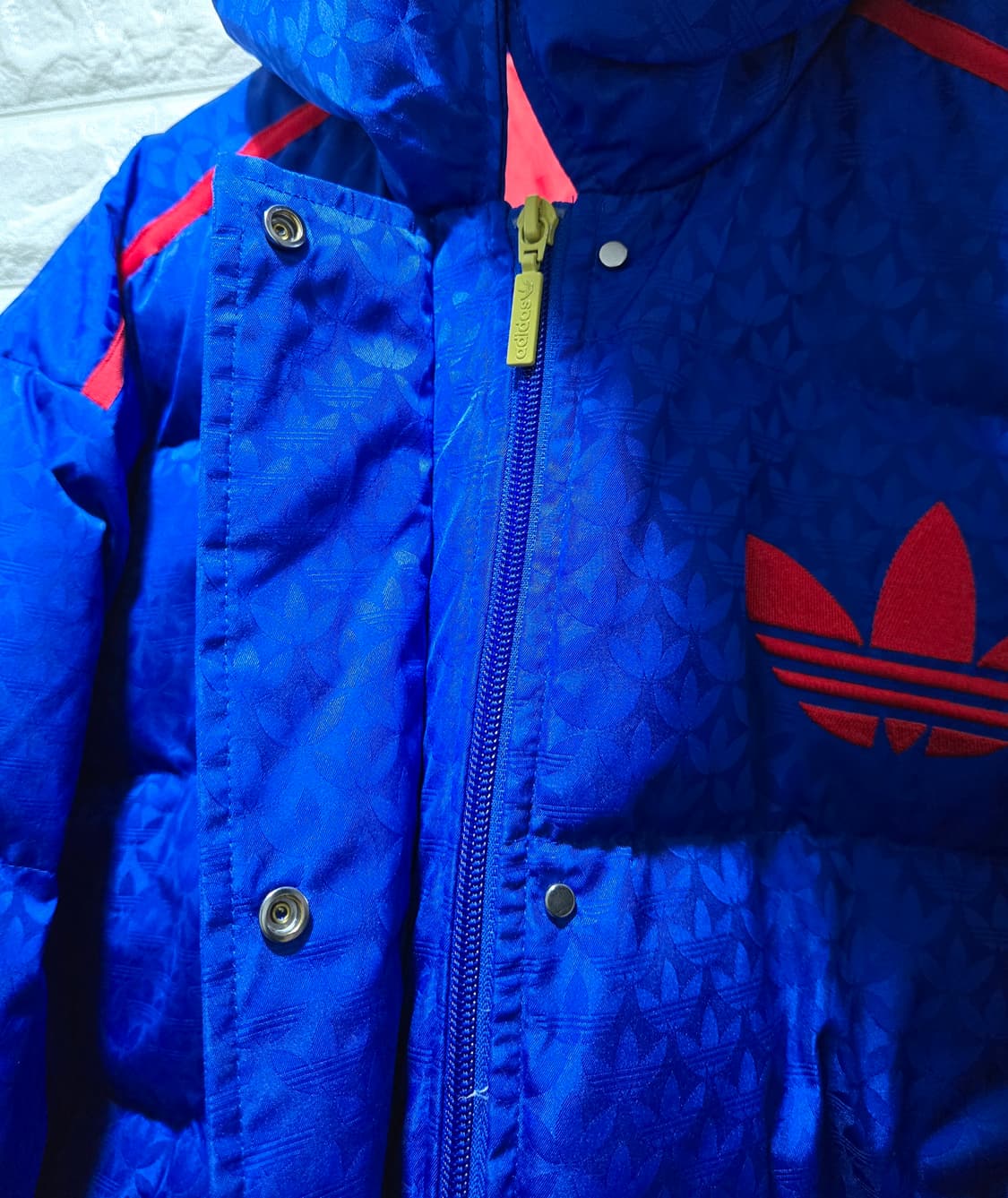 거의새것/ 아디다스 모노그램 푸퍼 덕다운 패딩자켓 90~100 상품이미지5