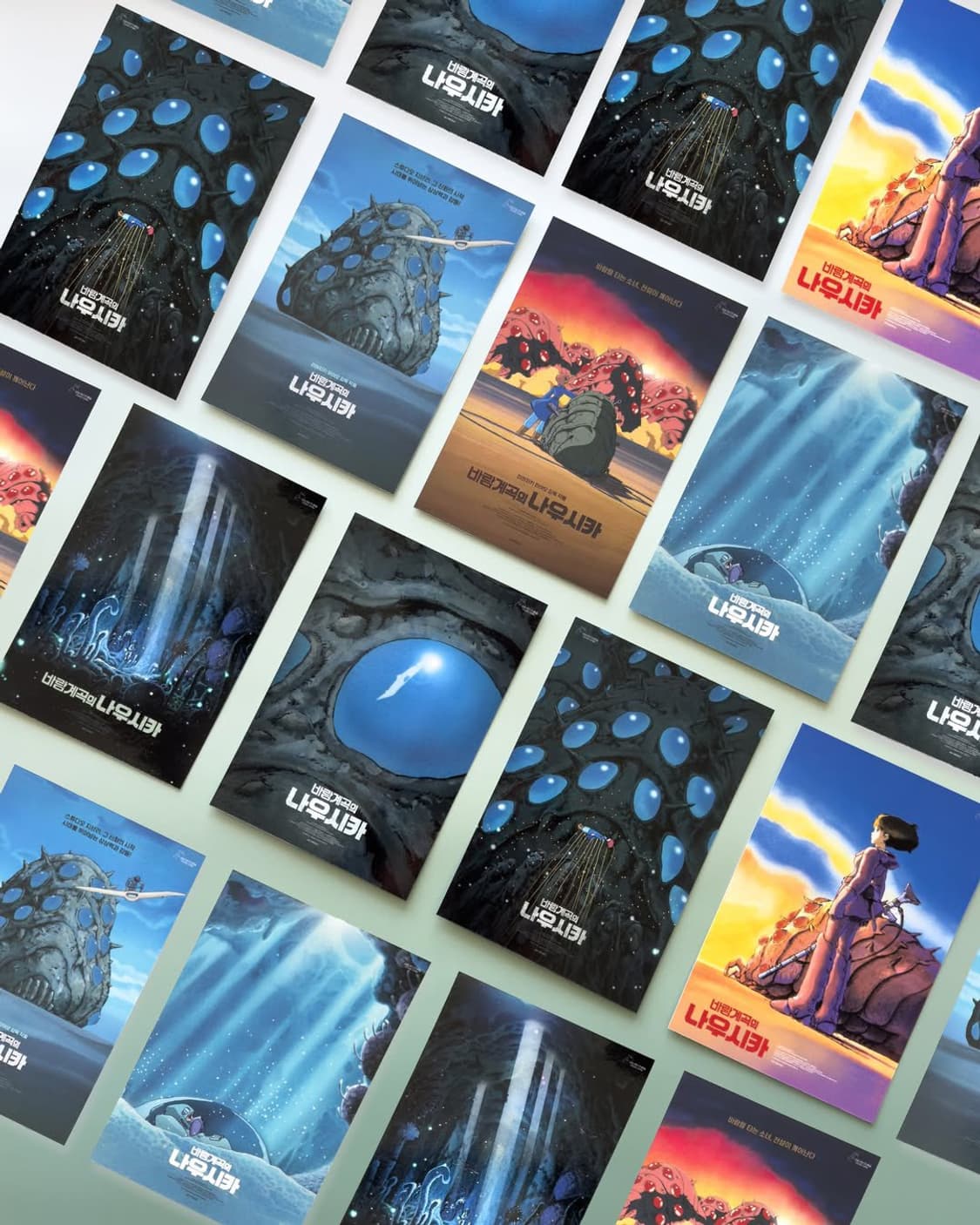 바람계곡의 나우시카 세로형 포스터 엽서 7종 1세트(단순개봉) 특전 상품이미지3