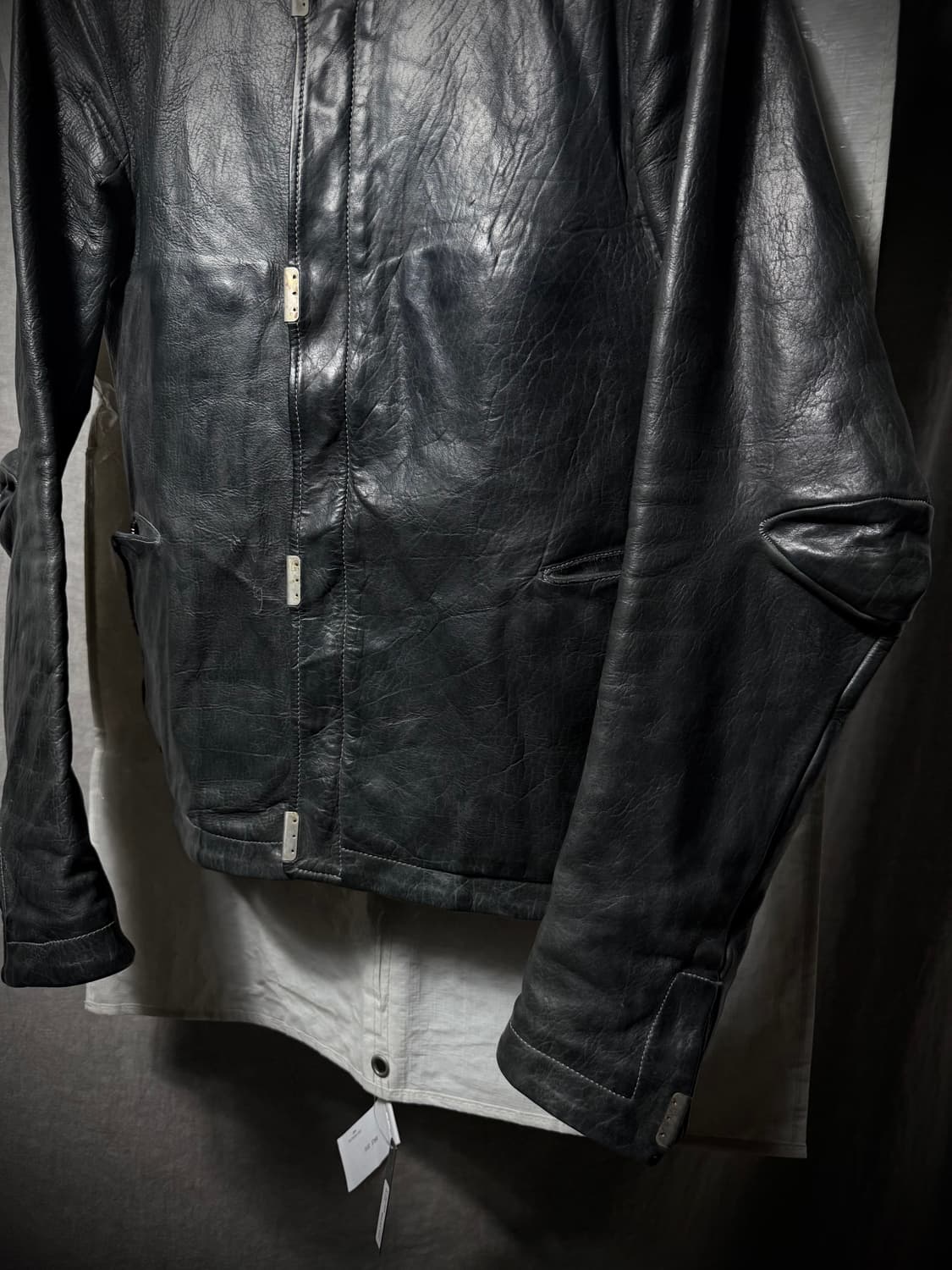 캐롤 크리스찬 포엘 스카스티치 레더 자켓 상품이미지5