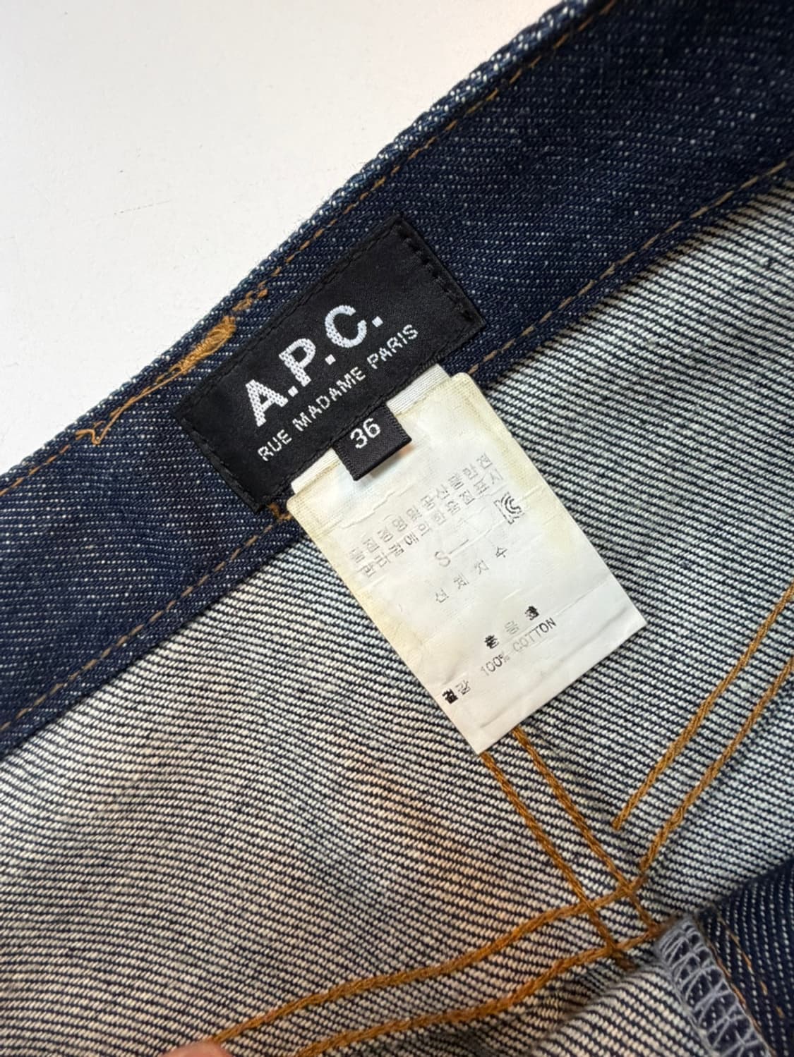 아페쎄 APC 스탠다드 미니 데님 스커트  상품이미지5