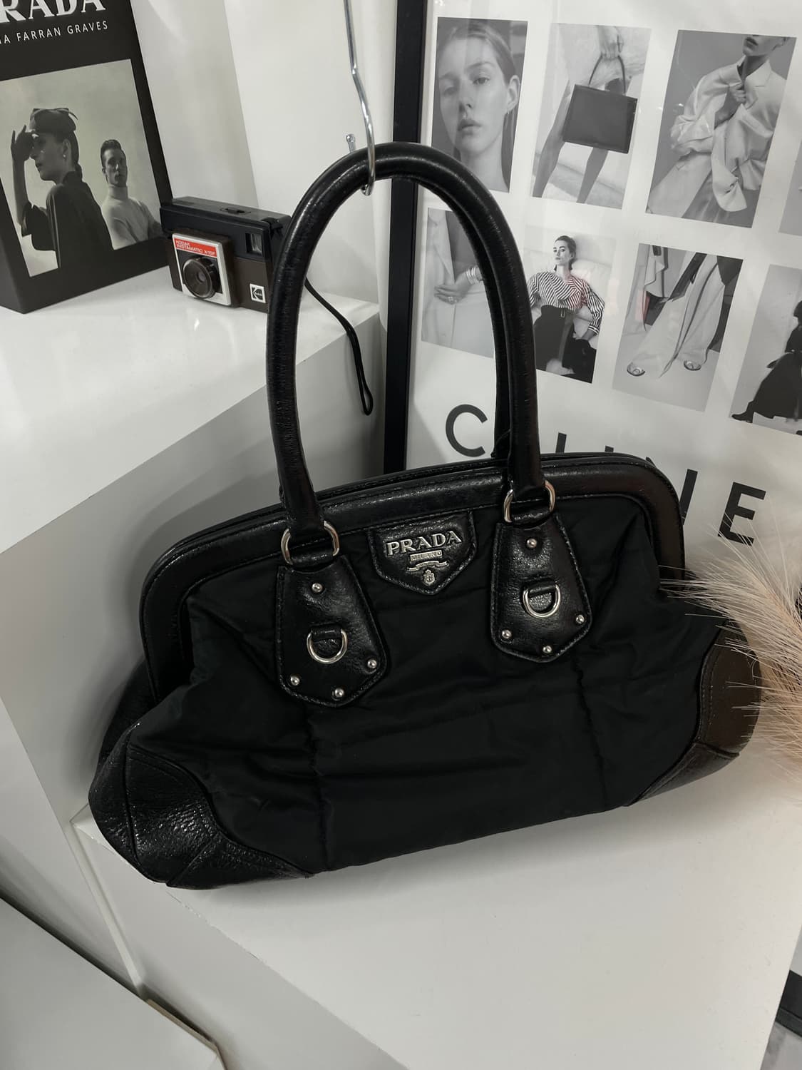 프라다 패딩 나일론 토트백 상품이미지1