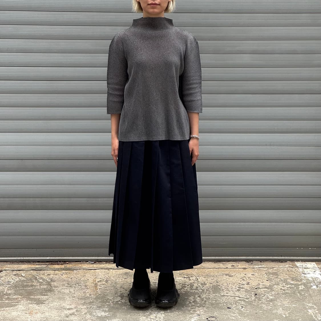 Pleats Please Gray Short Top  상품이미지7
