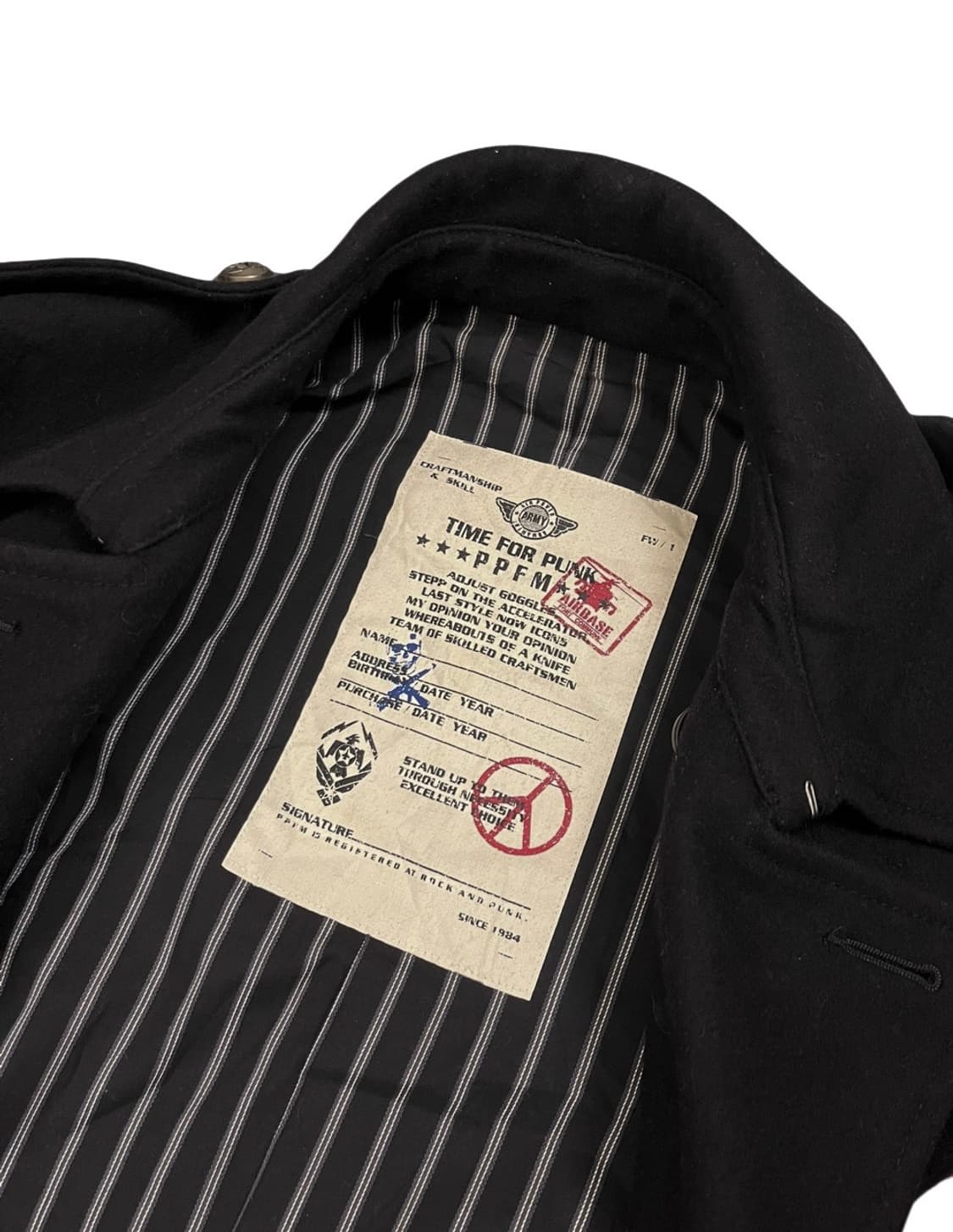 PPFM PUNK PEACOAT 상품이미지3