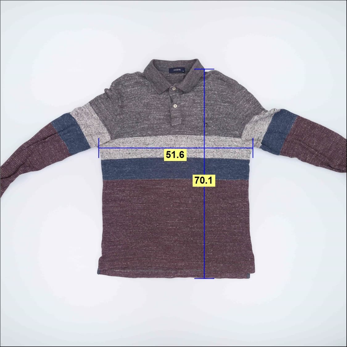 105 헤지스 긴팔 카라티 0423H1 상품이미지5