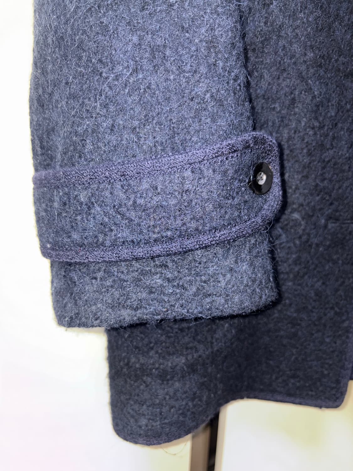 킨더살몬 Wolly half coat navy 하프코트 상품이미지4