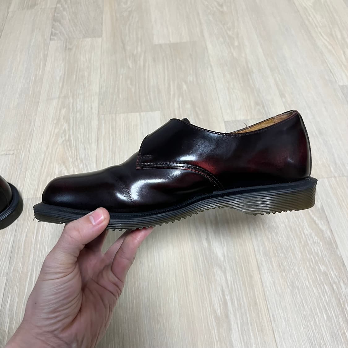 (240) 닥터마틴 Dr.martens LORNE 론 몽크 슈즈 버건디 상품이미지5