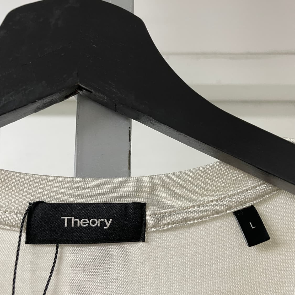 띠어리 반팔 티셔츠 베이지 L 상품이미지4