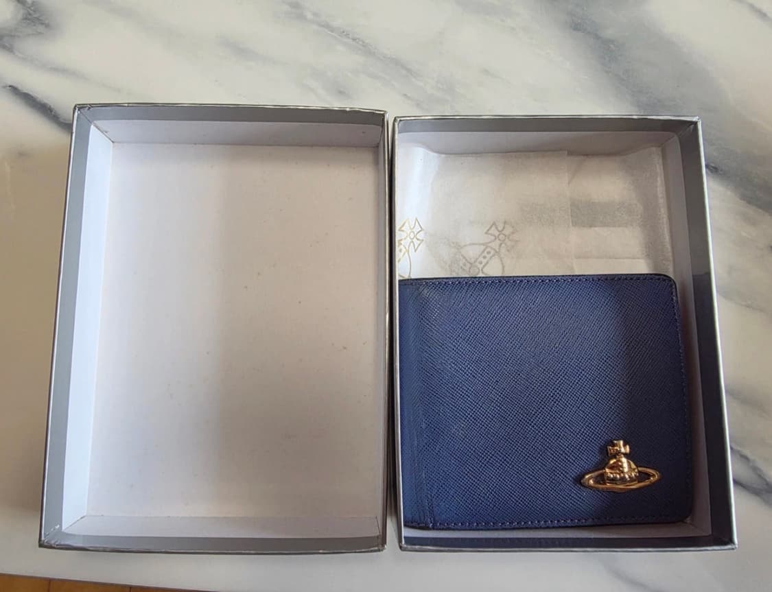 비비안웨스트우드 코발트 반지갑 상품이미지2