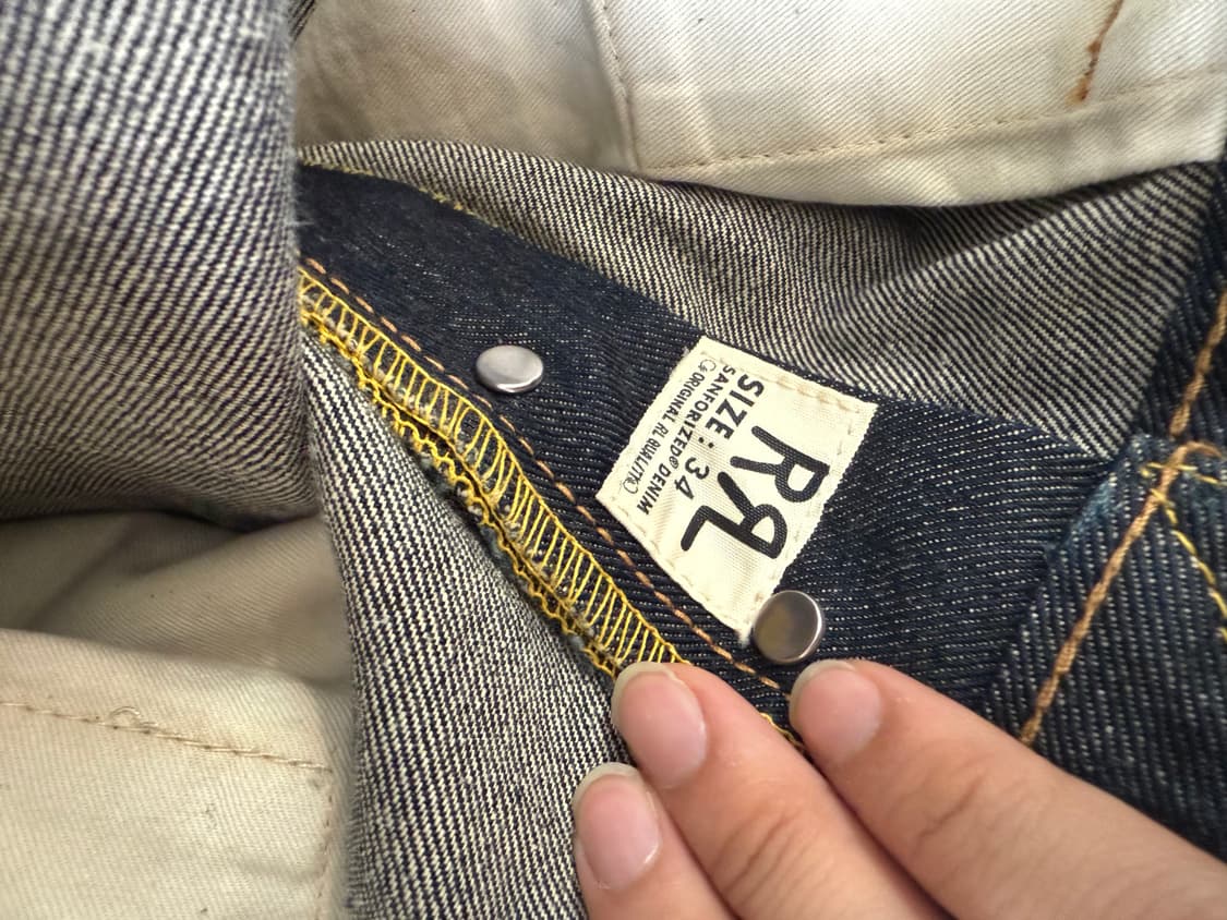 RRL 생지 일본제 (멋지게 길들여놓은) 34x34 상품이미지5