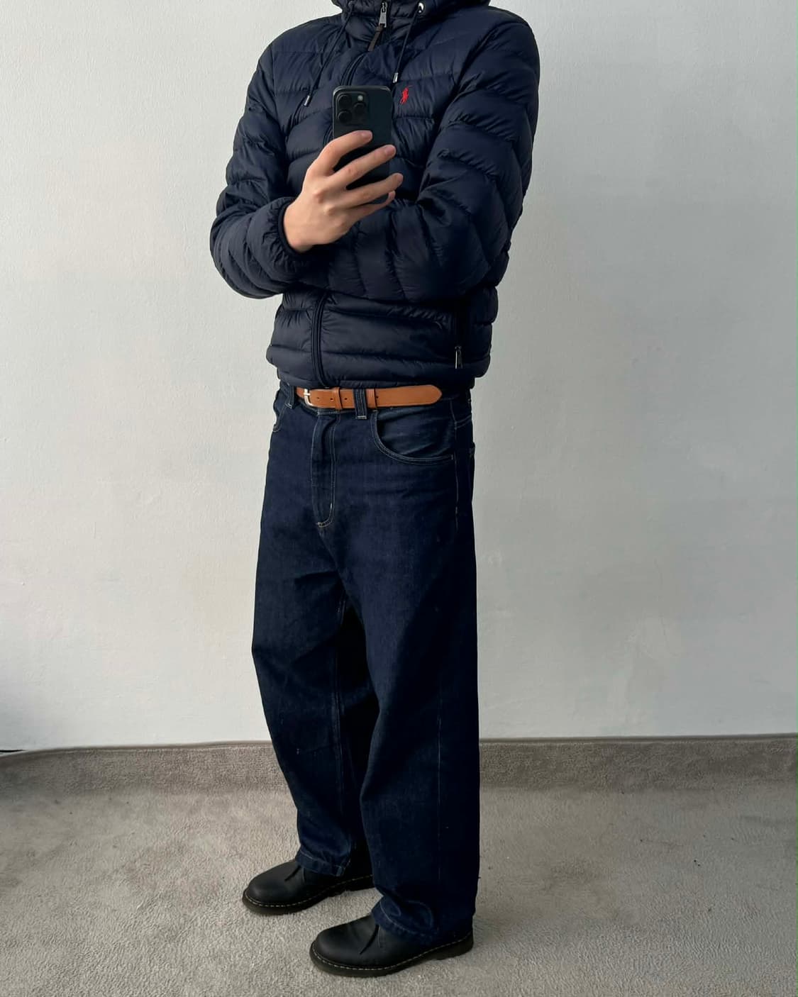 [M] 폴로 랄프로렌 네이비 다운 경량패딩 상품이미지4