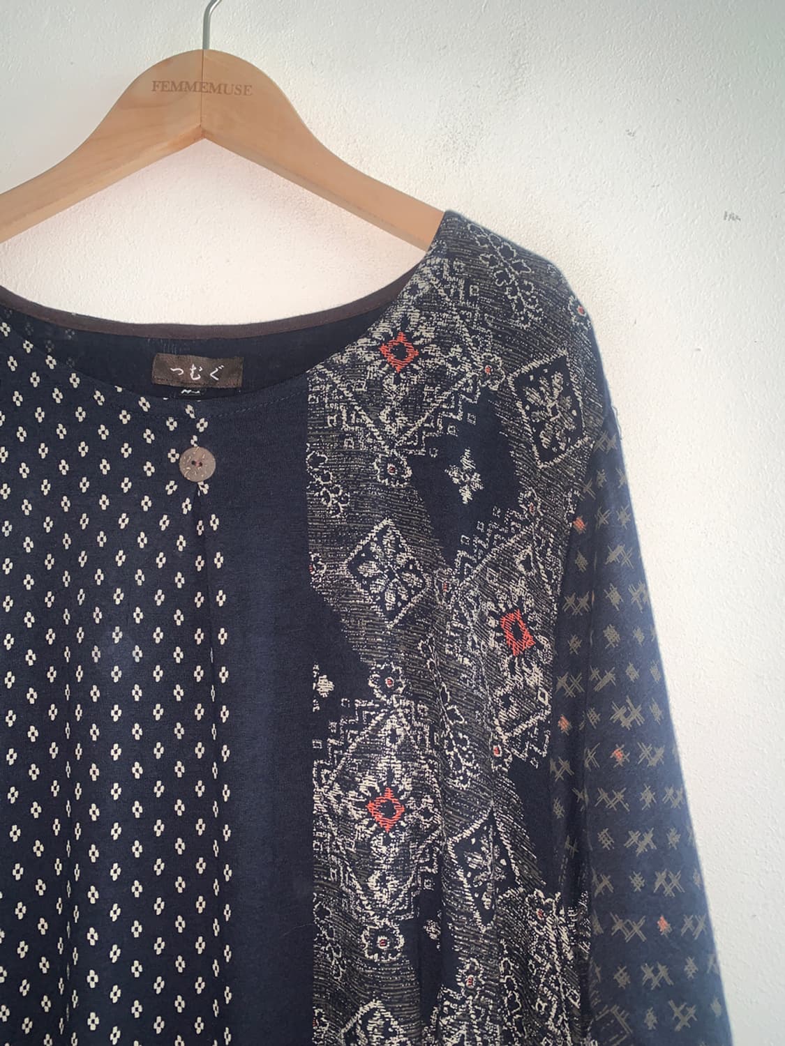 Oriental mood dress(navy) 상품이미지4