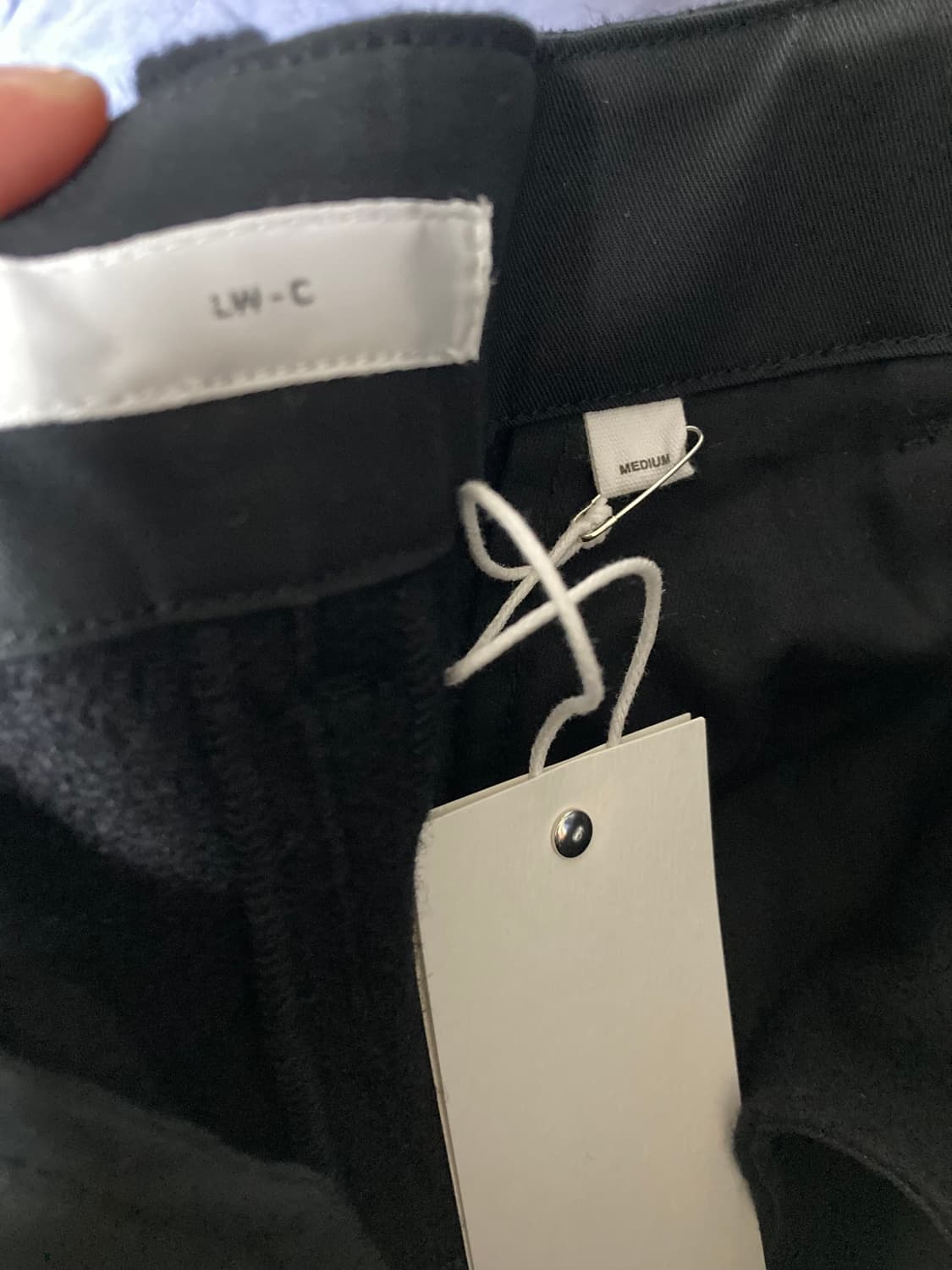 레이디 화이트 울 저지 트라우저 M 상품이미지3