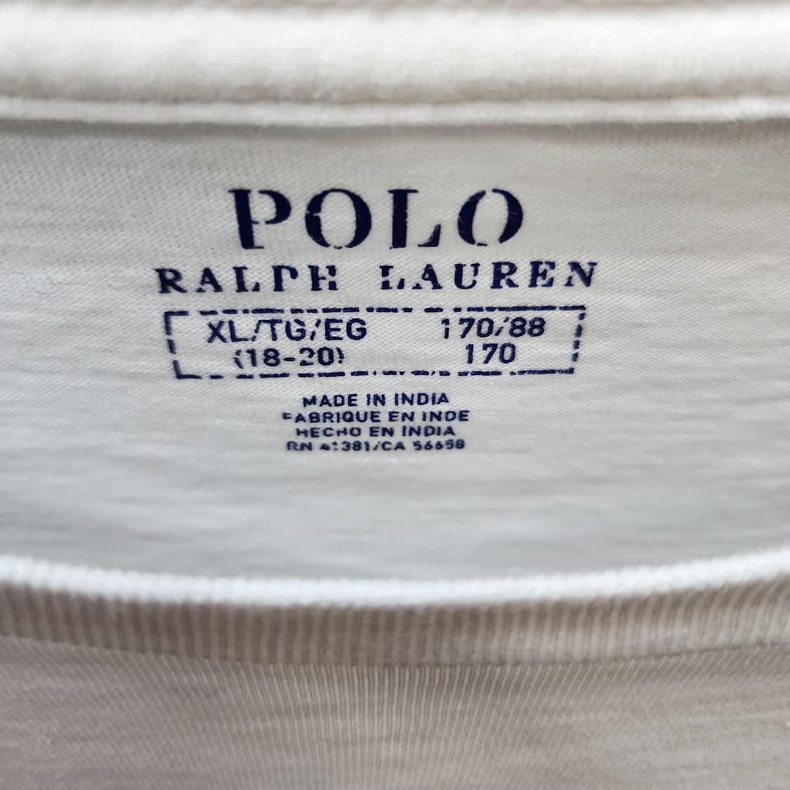 폴로랄프로렌 로고 롱슬리브 긴팔티 M 상품이미지5