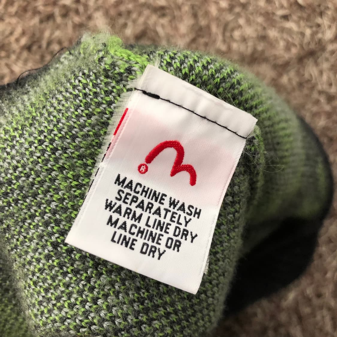 에비수 카모 패턴 니트 비니 캡 상품이미지4