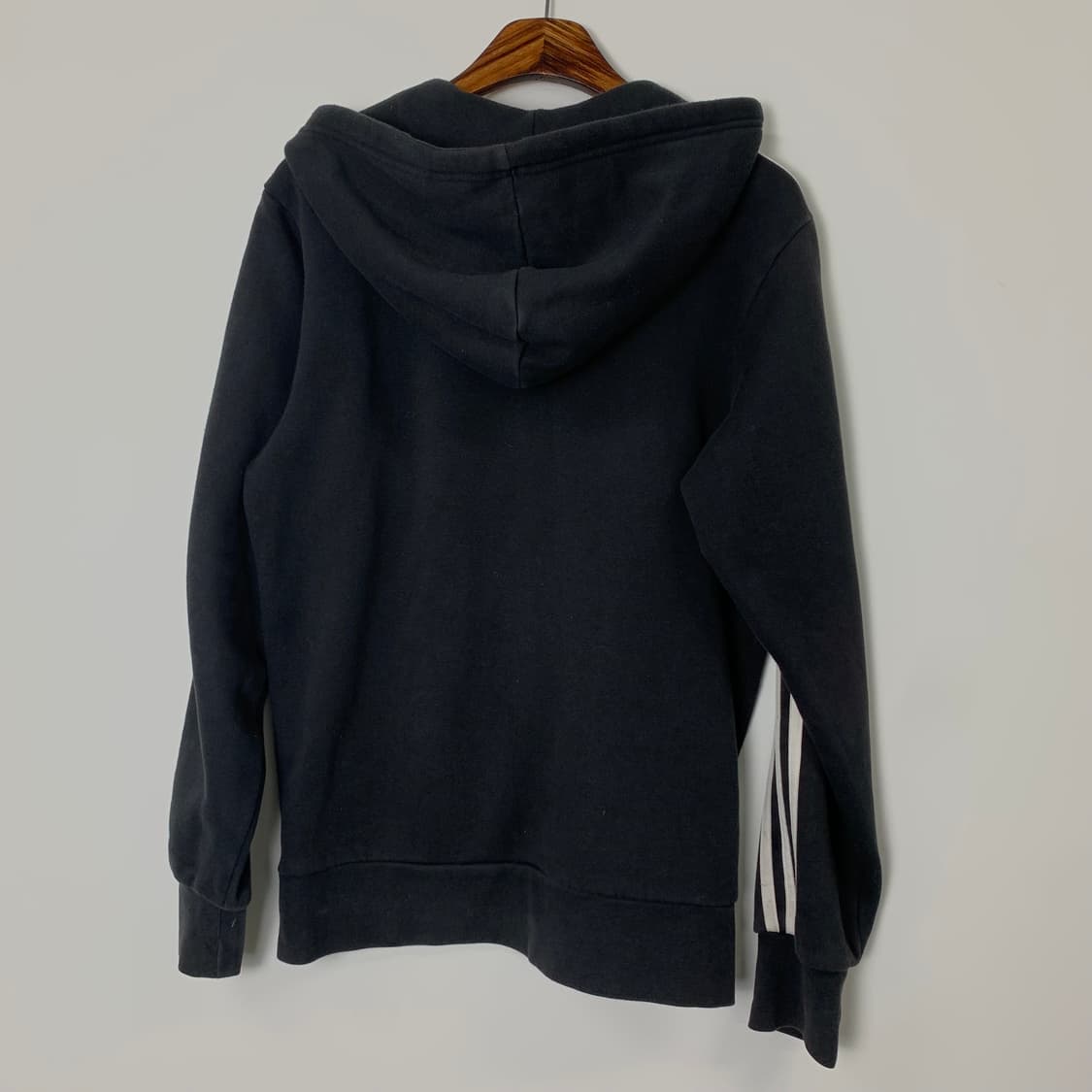 아디다스 블랙 사이드라인 후드집업 상품이미지3