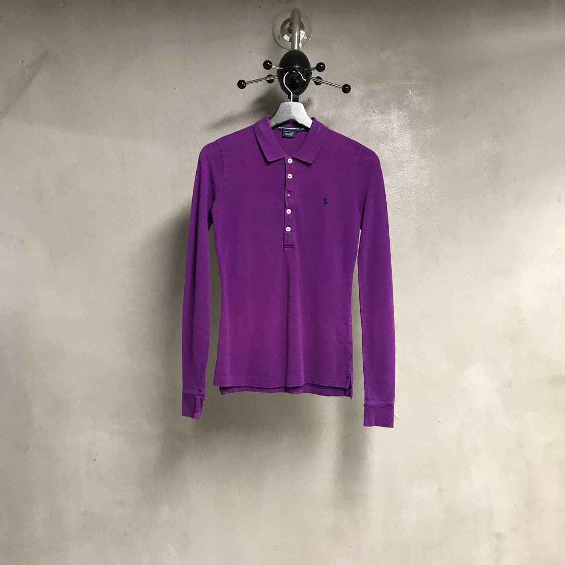 폴로 랄프로렌 PK 긴팔 카라티 퍼플 XS(W) 상품이미지1