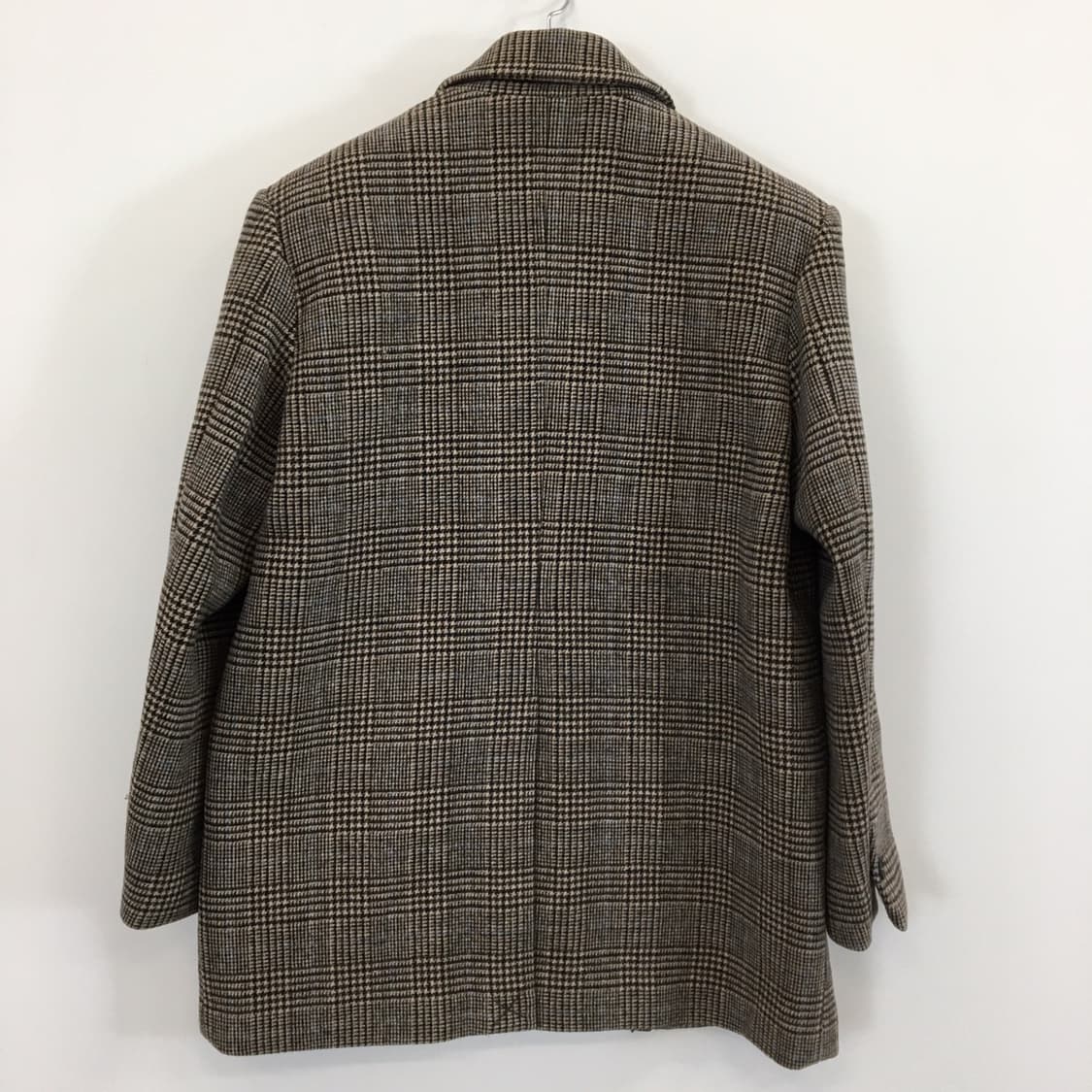 스튜디오톰보이 체크 울 오버코트 FREE  상품이미지4