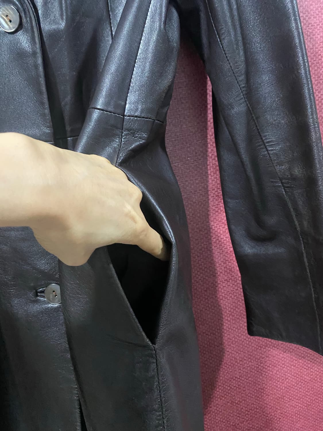 베라펠레 이태리 가죽 코트 42 상품이미지7