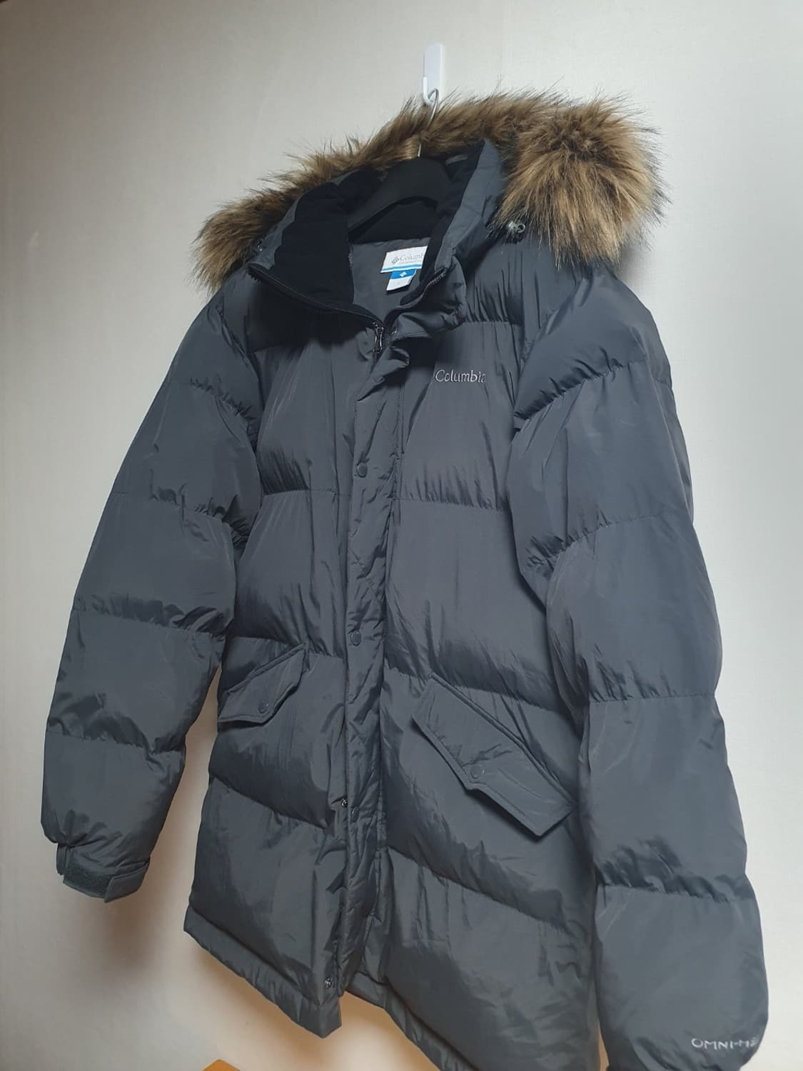 컬럼비아 히트 후드 패딩 100 다크그레이 🧥❄️ 상품이미지3