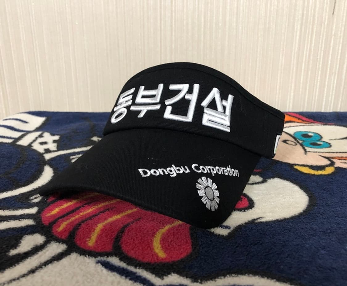 테일러메이드 동부건설골프단 프로골퍼모자/선캡(블랙) 상품이미지1