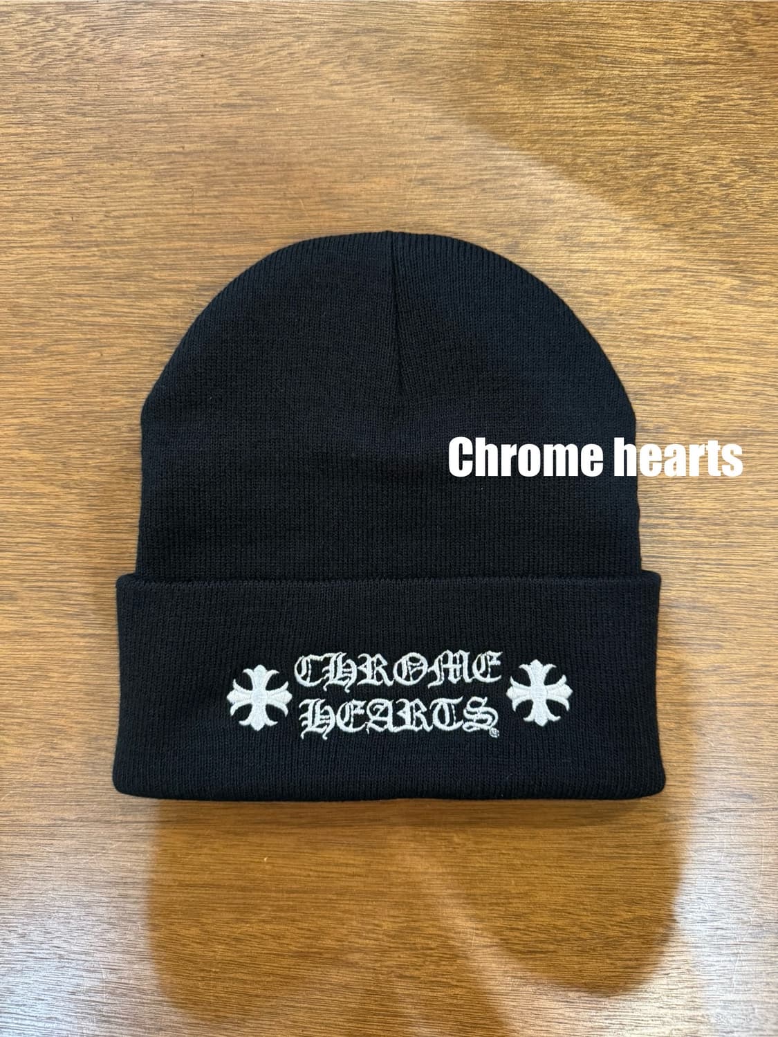 [OS] 크롬하츠 로고 비니 블랙  상품이미지1