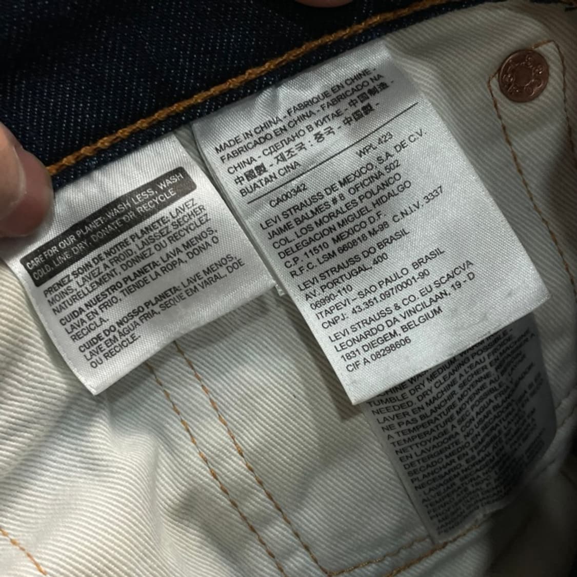 34 리바이스 510 청바지  상품이미지3