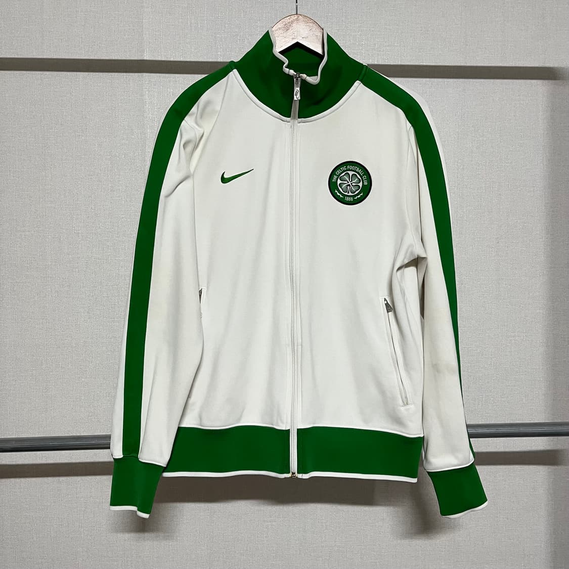 나이키 셀틱 풋볼 트랙탑 화이트/그린 M 상품이미지1