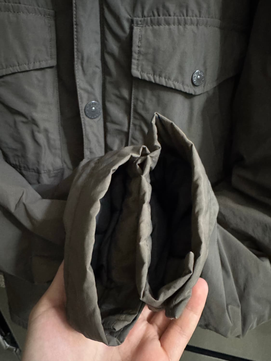 스톤아일랜드 마이크로랩스 다운 필드자켓 상품이미지3