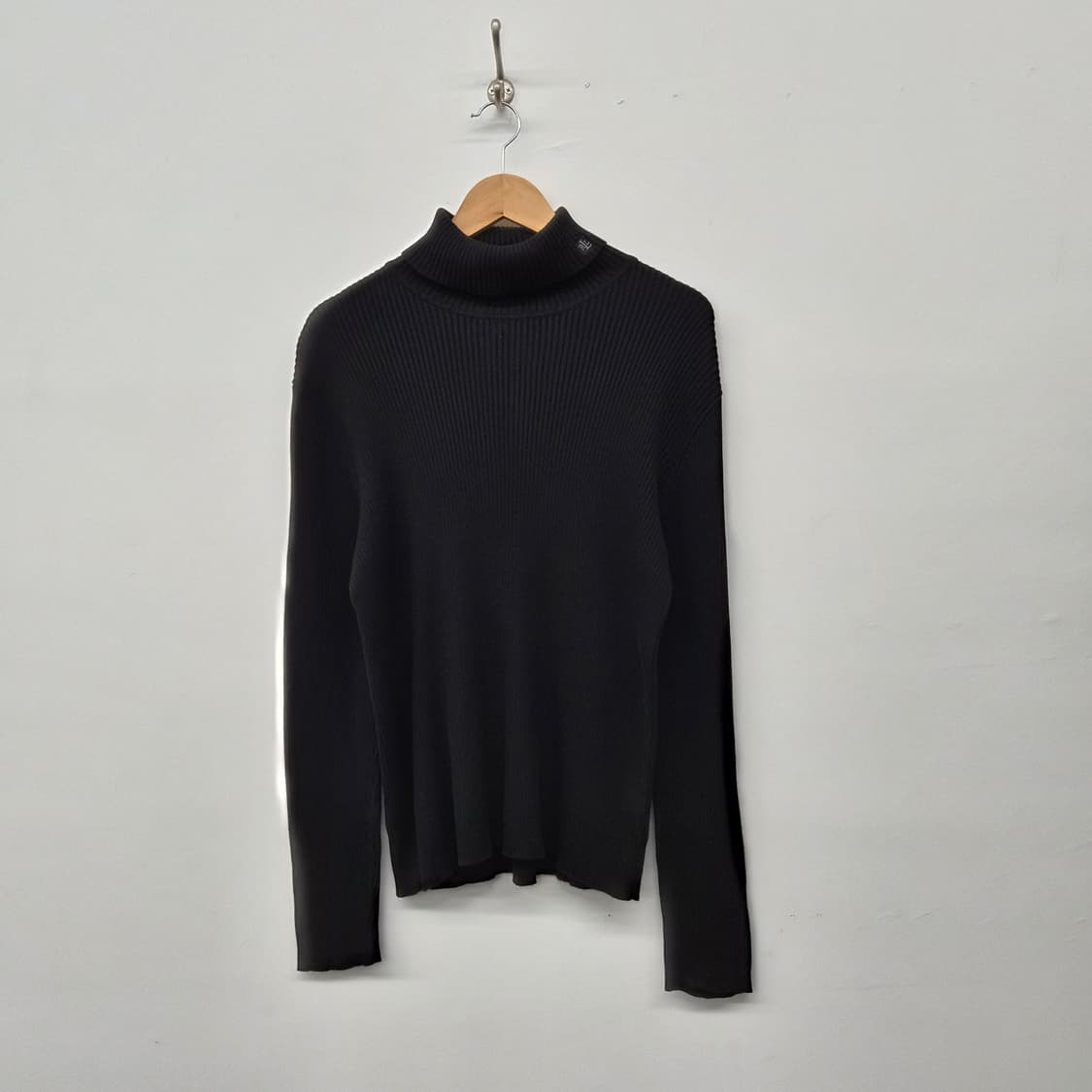 폴로 랄프로렌 블랙 골지 폴라 니트 남성 XL 상품이미지1