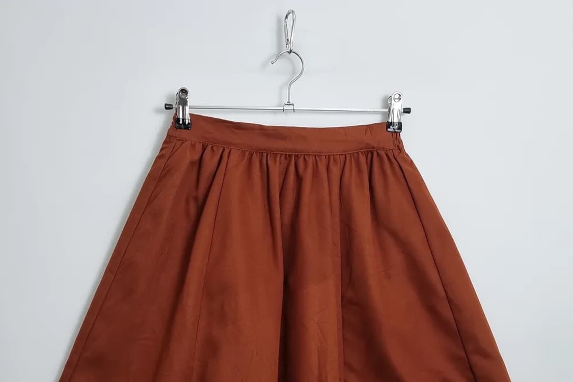 어스뮤직앤에코로지 브라운 미니스커트 상품이미지3