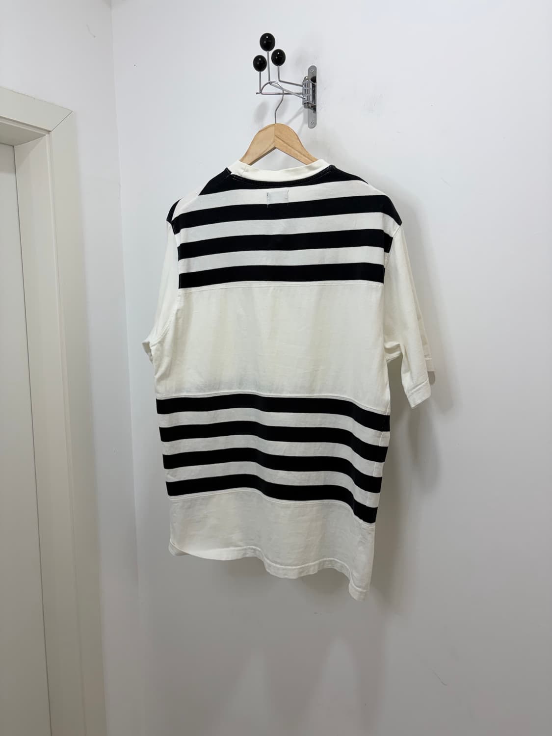 00s Stussy Authentic 스트라이프 반팔 티셔츠 상품이미지8
