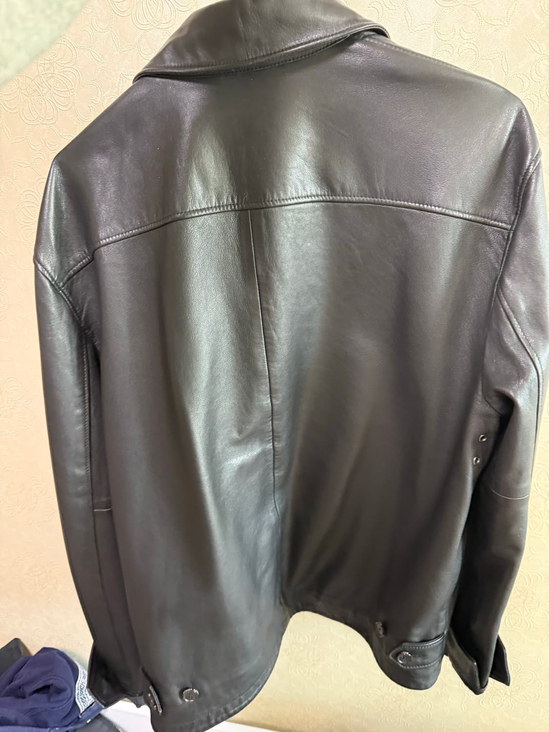 폴로 랄프로렌 가죽자켓 블랙 미디움 상품이미지2