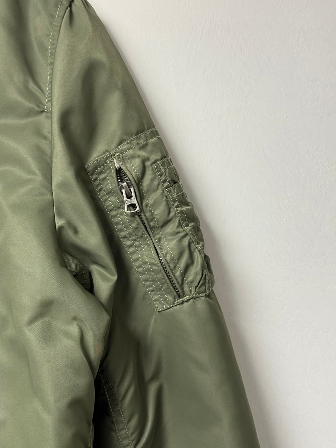 알파인더스트리 ARMY 프린팅 MA-1 플라이트 자켓 L 상품이미지4