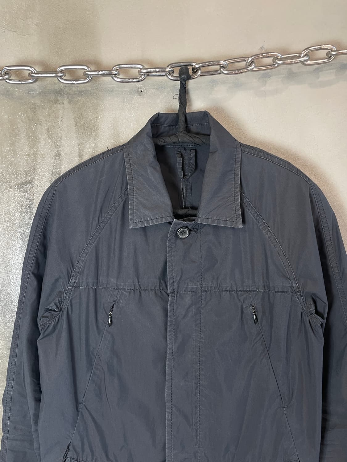 어태치먼트 코튼/나일론 하프 코트 상품이미지3