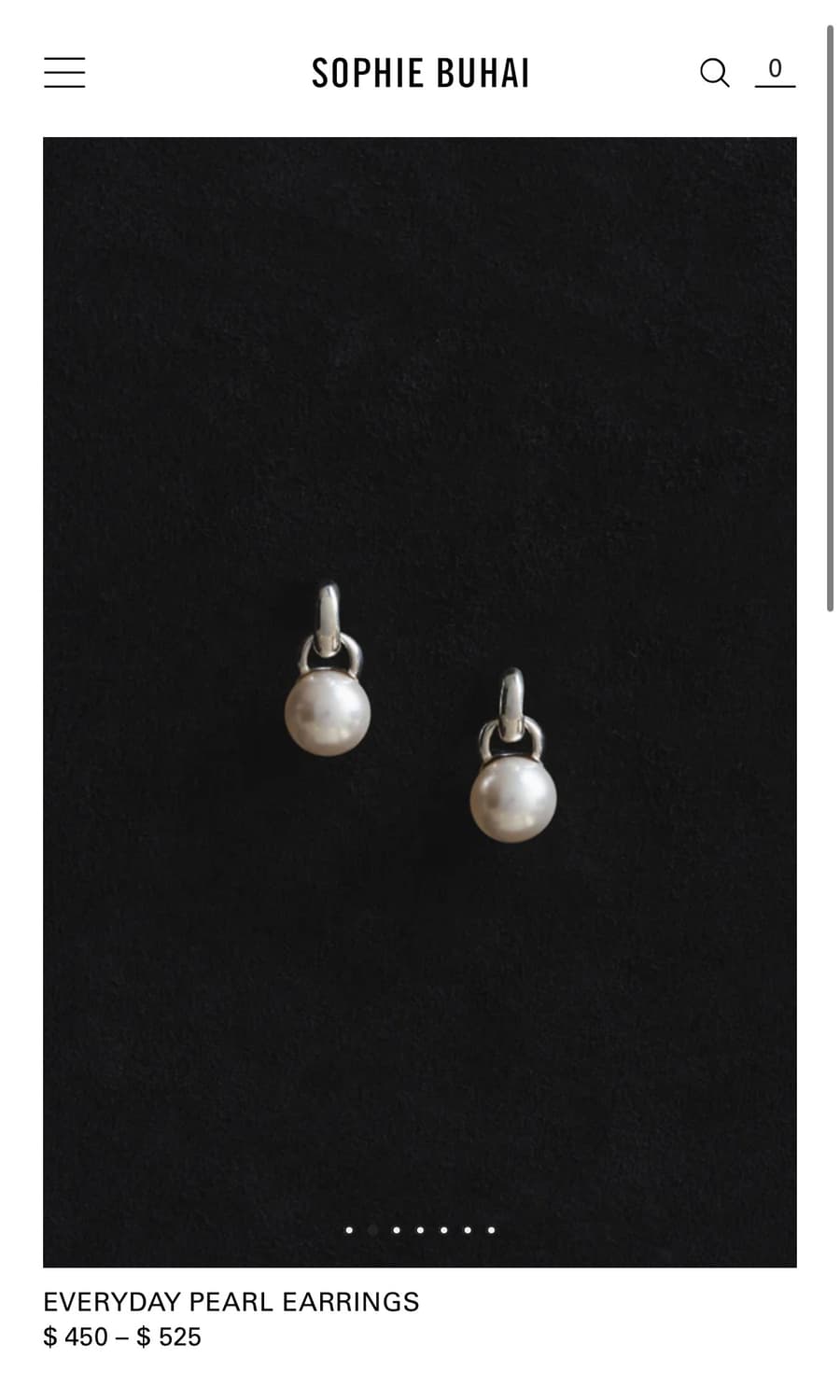 소피부하이 25fw EVERYDAY 펄 드롭 귀걸이 상품이미지6