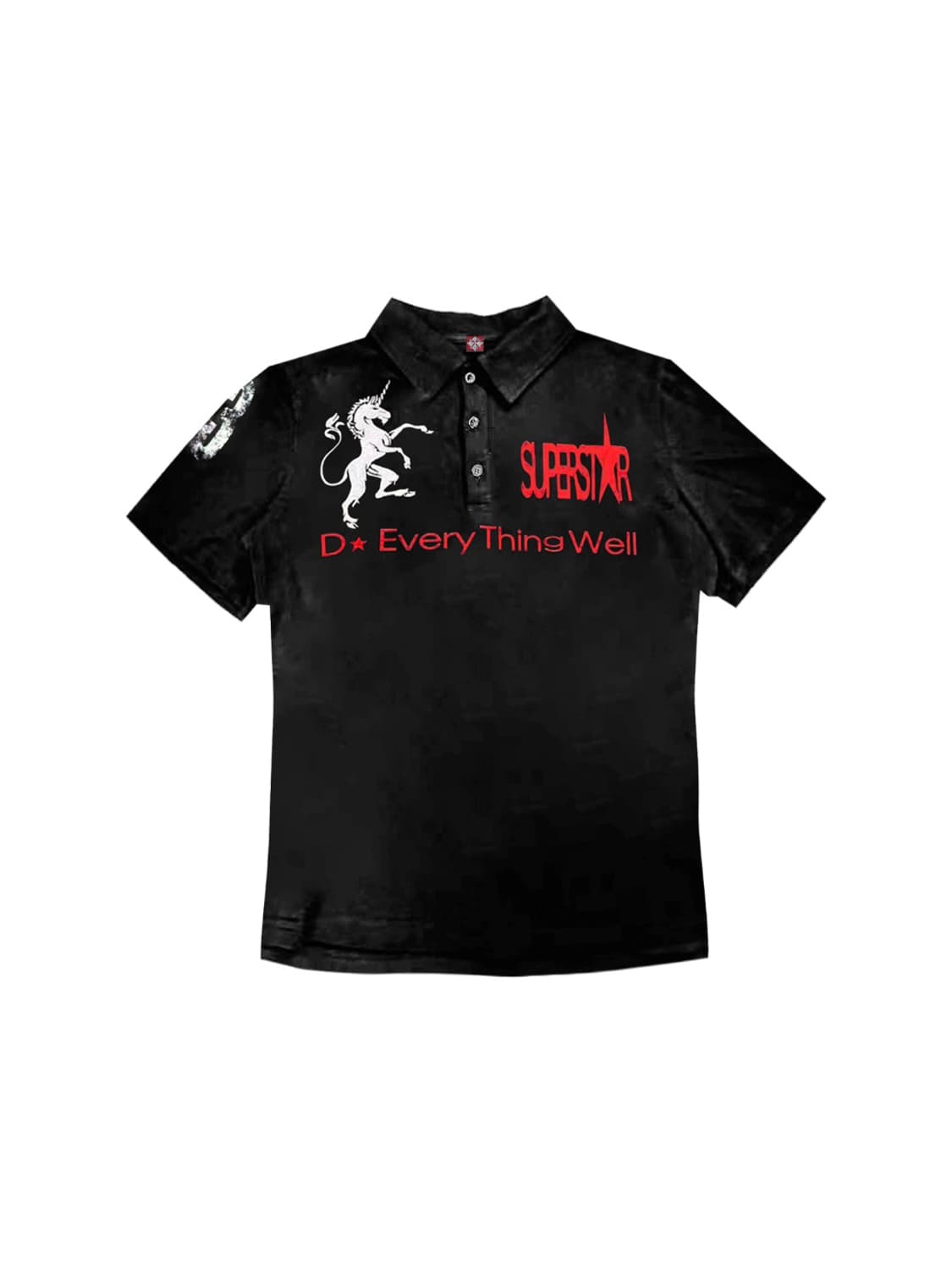 Unicorn Embroidery 비엑세스 폴로 티셔츠  상품이미지1