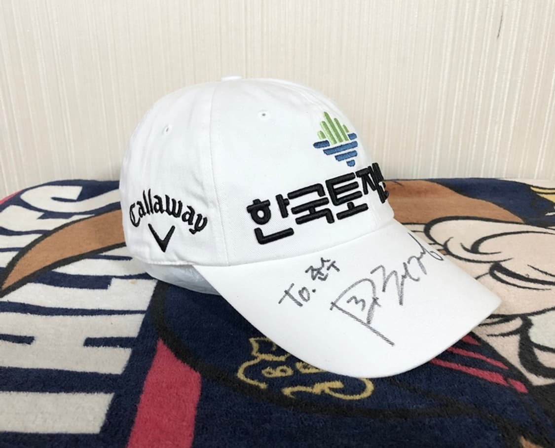 캘러웨이골프 한국토지신탁골프단 박현경프로 싸인모자 상품이미지6