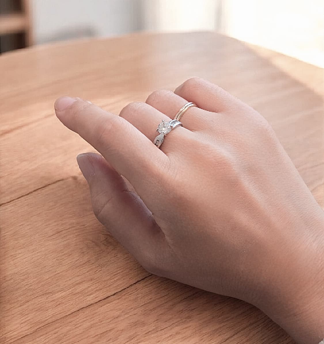 🇺🇸 실버 7부 칵테일 링 상품이미지7