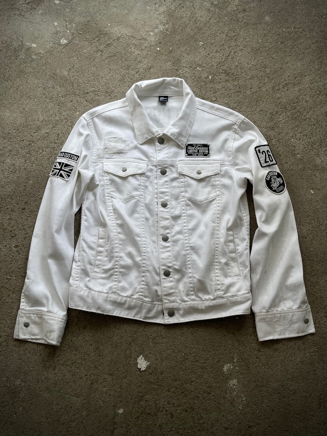 'Rad custom' damage denim jacket 상품이미지1